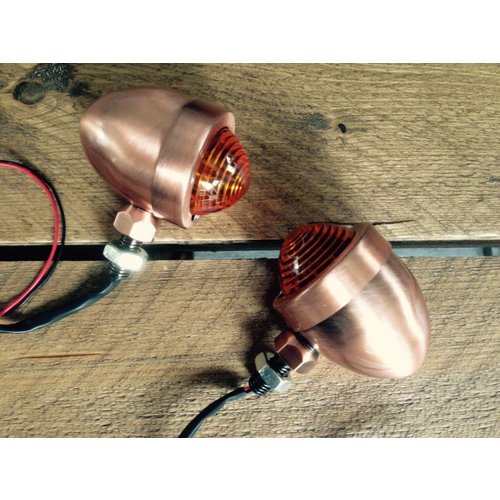 Set Oldskool Copper Bullet Knipperlichten