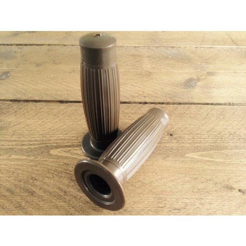 Cafe Racer Grips Latte Brown
