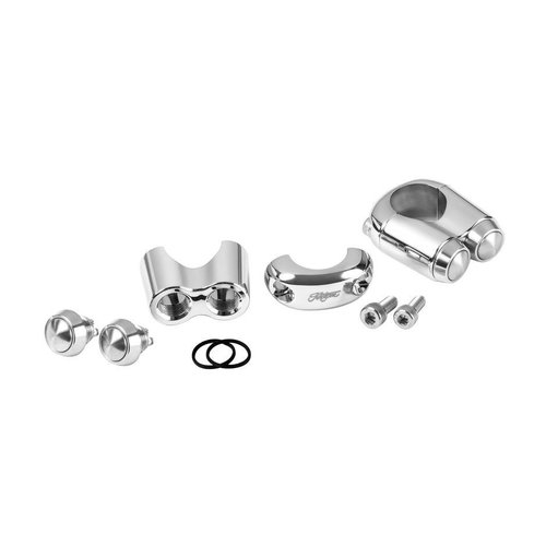Motone 22MM Switch 2 Buttons Chrome