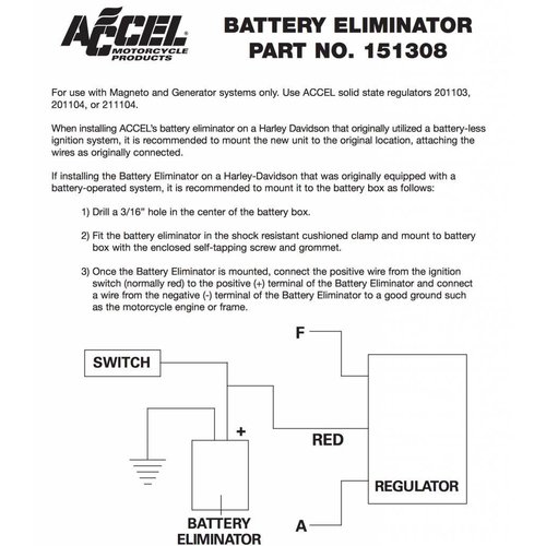 Accel Battery Eliminator