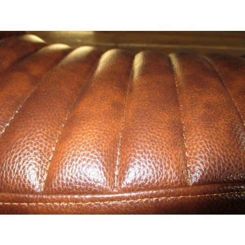 SR400 SR500 Style Seat Tuck 'N Roll Vintage Brown 64