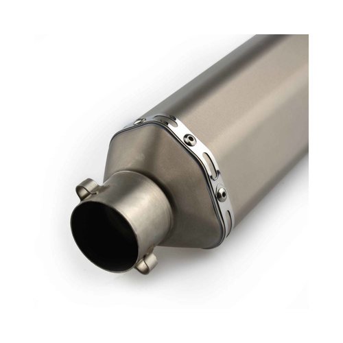 Hexagonal GP Auspuff Edelstahl 51mm + dB-Killer