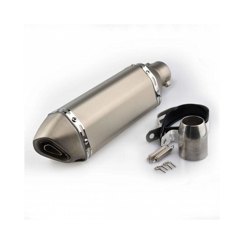 Pot d'échappement GP hexagonal en inox 51mm + dB-Killer