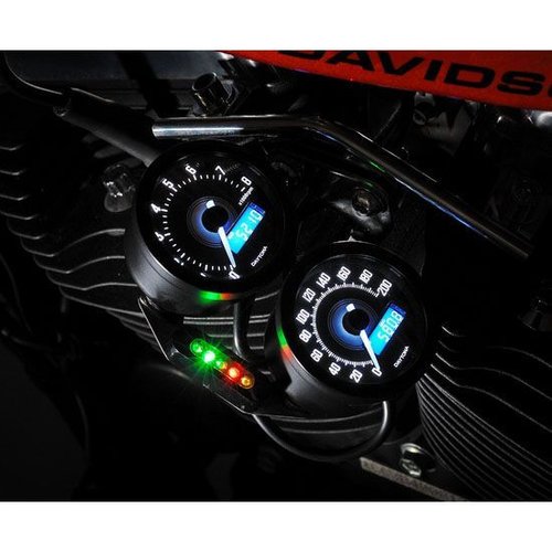 Daytona 18.000 RPM Drehzahlmesser Verona Schwarz