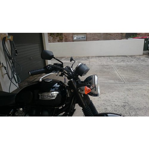 Shin Yo Mirror Agila Black Left