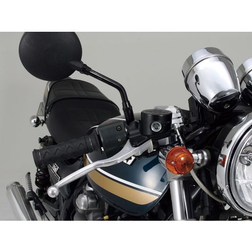 Shindy 14 MM Maître-cylindre rétro pour les guidons 22 MM - Noir/aluminium