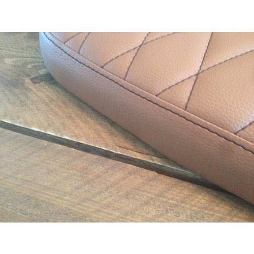 C.Racer Diamond Brat Seat Light Brown Wide 70