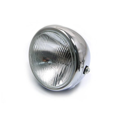 Phare avant classique chromé Café Racer 6,75"