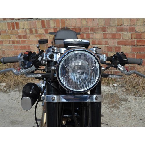 Phare avant classique chromé Café Racer 6,75"