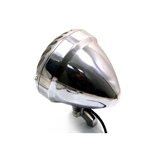 6" Prison Koplamp Bottom Mount Chrome