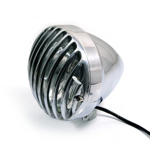 6" Prison Headlight Bottom Mount Polished
