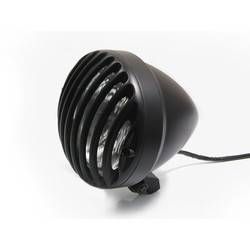 6" Prison Headlight Bottom Mount Black