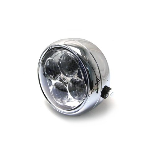 5.5" 4 LED Projector Koplamp Chrome