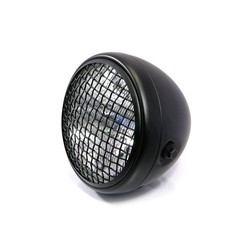 7 " Scrambler Koplamp Mat Zwart Extra Groot