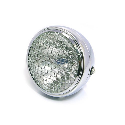 7 " Scrambler Koplamp Chrome Extra Groot
