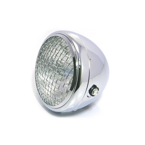 7 " Scrambler Koplamp Chrome Extra Groot