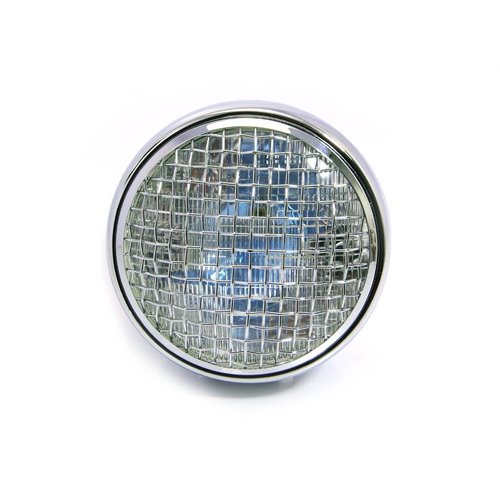 Phare avant 7 " Scrambler - Noir & Chrome