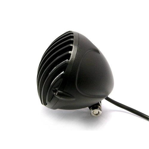 4.5" Prison Headlight Bottom Mount Black