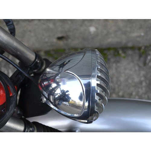 4.5" Prison Headlight Bottom Mount Polished