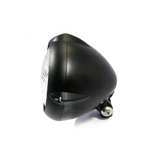 5.5" Vintage Koplamp Bottom Mount Zwart