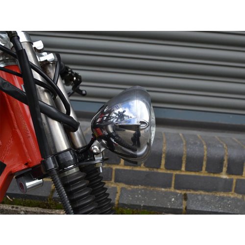 5.5" Vintage Headlight Bottom Mount Polished