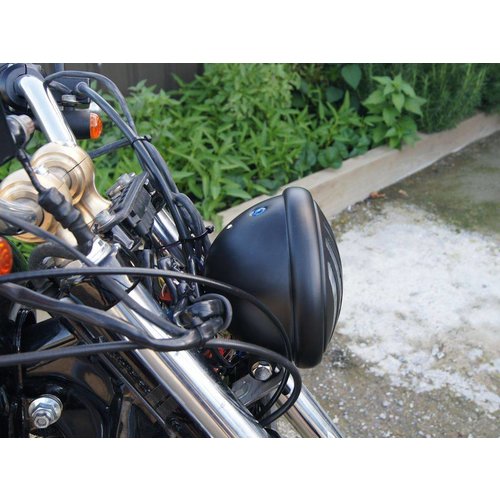 5.75" Prison Style Bottom Mount Headlight Black