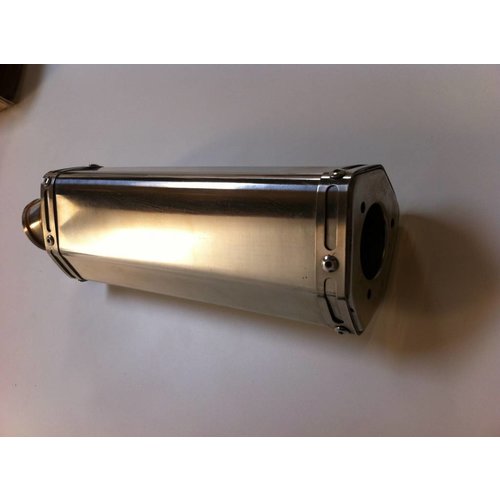 GP Muffler Short "Hexa" Stainless Steel 51mm