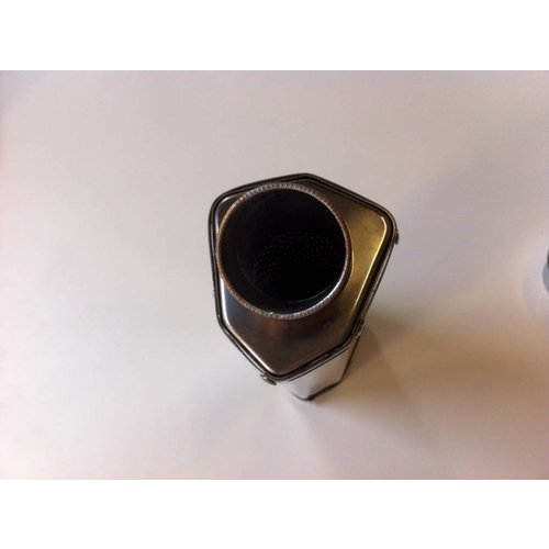 GP Muffler Short "Hexa" Stainless Steel 51mm