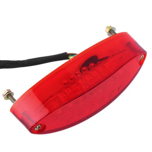 Tail Light LED Oval Red Type 2