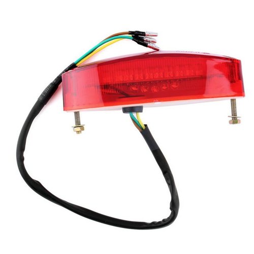 Tail Light LED Oval Red Type 2