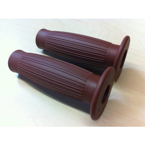 MCU 22MM Balloon Grips Brown