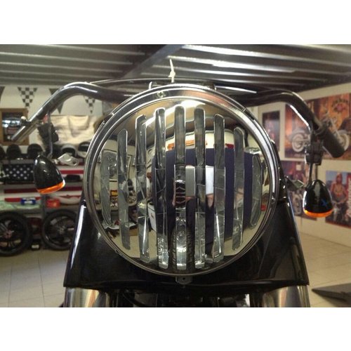 175MM Prison Grill Insert Chrome