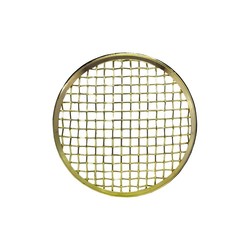 Grille avec mailles 175MM - Bronze / Chrome