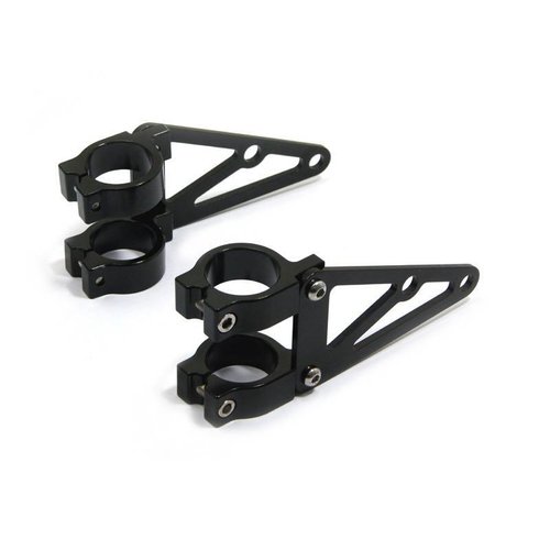 Luxe Koplamp Steunen / Lamporen "Black"