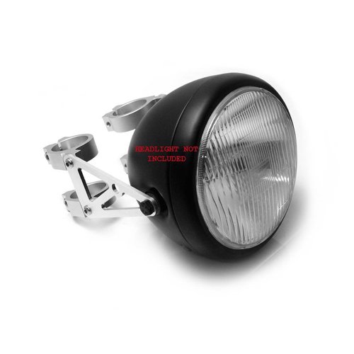 Luxe Koplamp Steunen / Lamporen "Silver"
