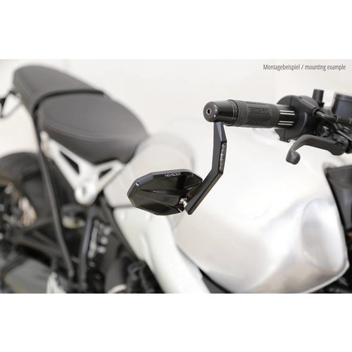 Highsider Handlebar end mirror VICTORY with LED turn signal