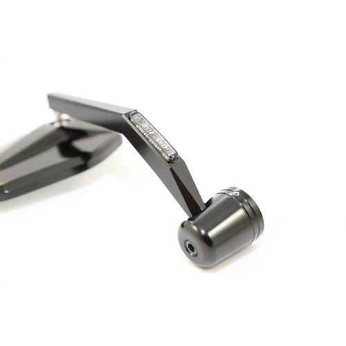 Highsider Aluminium Bar End Spiegel + Knipperlicht Victory
