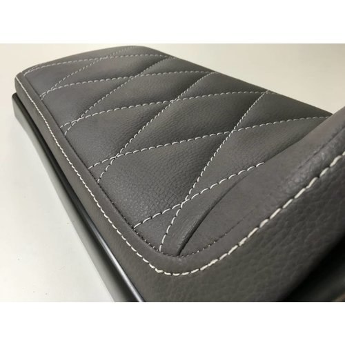 C.Racer Cafe Racer Seat Diamond Stitch Grey Type 11