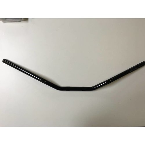 Guidon moto universel en aluminium noir 74 cm