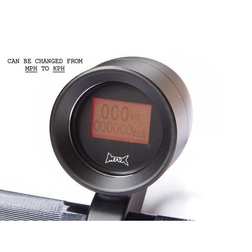 Digital GPS Analogue Speedo for 7/8" or 22M Bars