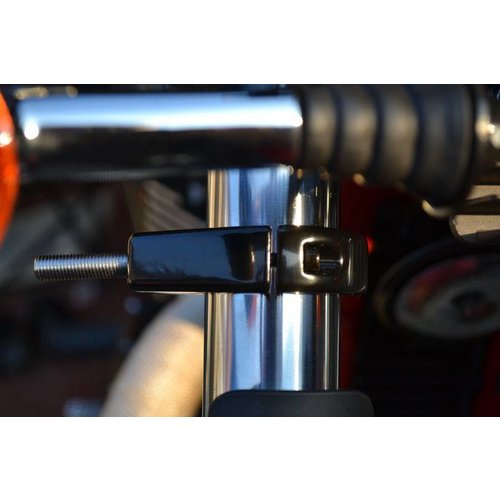 Colliers noirs 41 mm pour le carénage ou le déplacement des clignotants