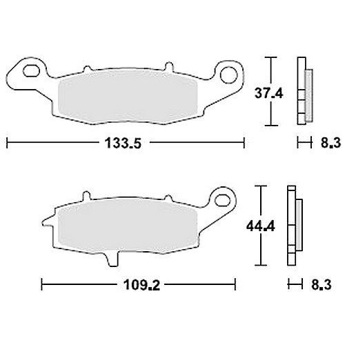 TRW Bremsbelagsatz MCB681SV