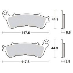 Brake Pad Set MCB681SV (discontinued)