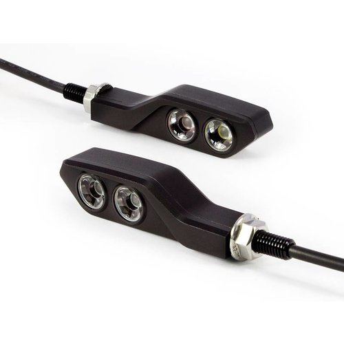 LED Tail Light / Indicator CNC Billet Aluminium Black