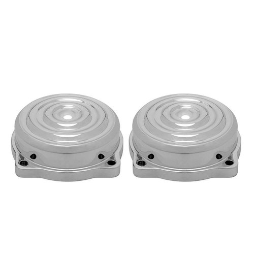 Motone Rippled EFI Carb Tops Polished