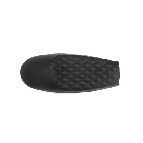 Motone Bonneville Cafe Racer Sitz - Diamant Stich - Schwarz