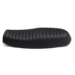 Bonneville Dual Seat - Ribbed - Black