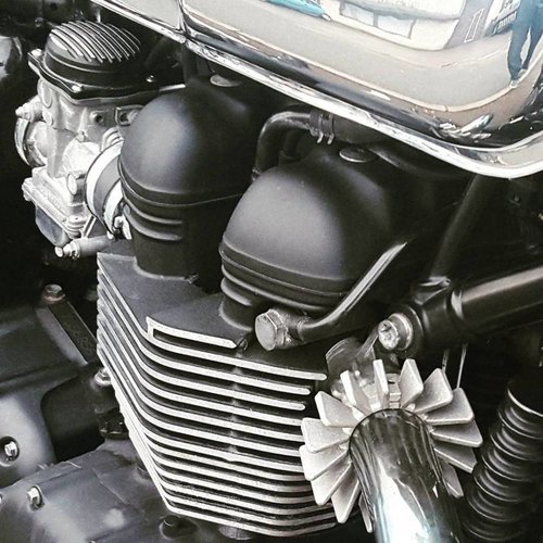 Motone Colliers d'échappement à ailettes - moteur à injection