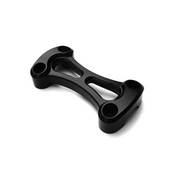 Custom Top Riser Clamp Brücke Stück - für ein Zoll Bars - Schwarz