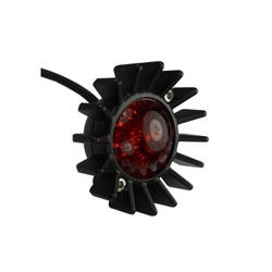 Big Fin Tail Light - LED - Black